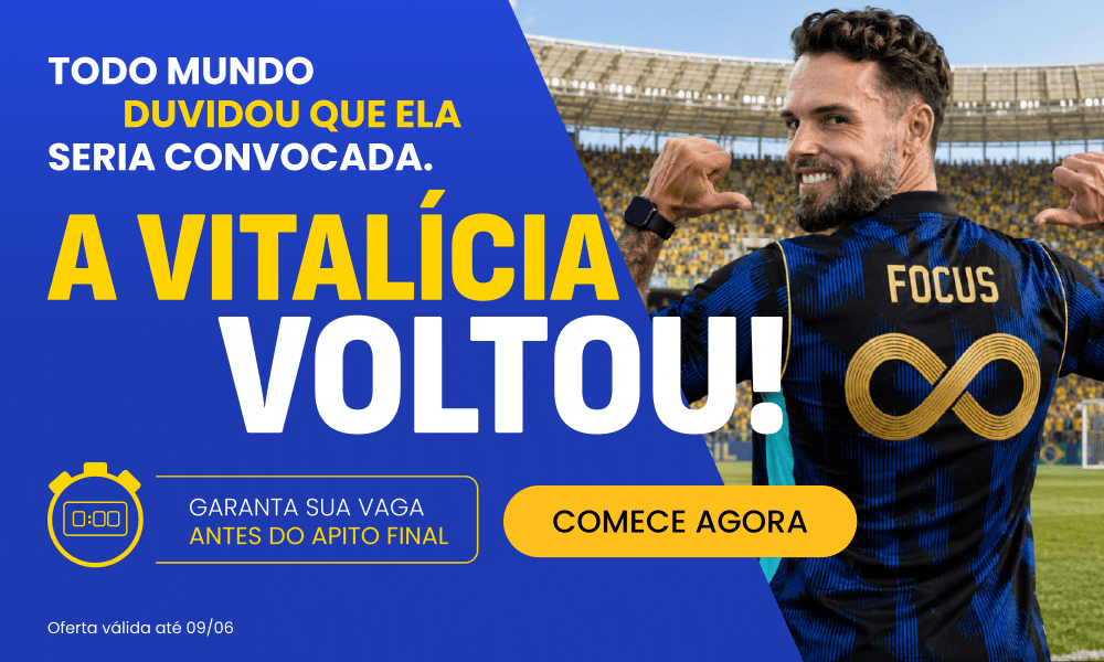 Todo mundo duvidou que ela seria convocada. A VITALÍCIA VOLTOU! Garanta sua vaga antes do apito final.