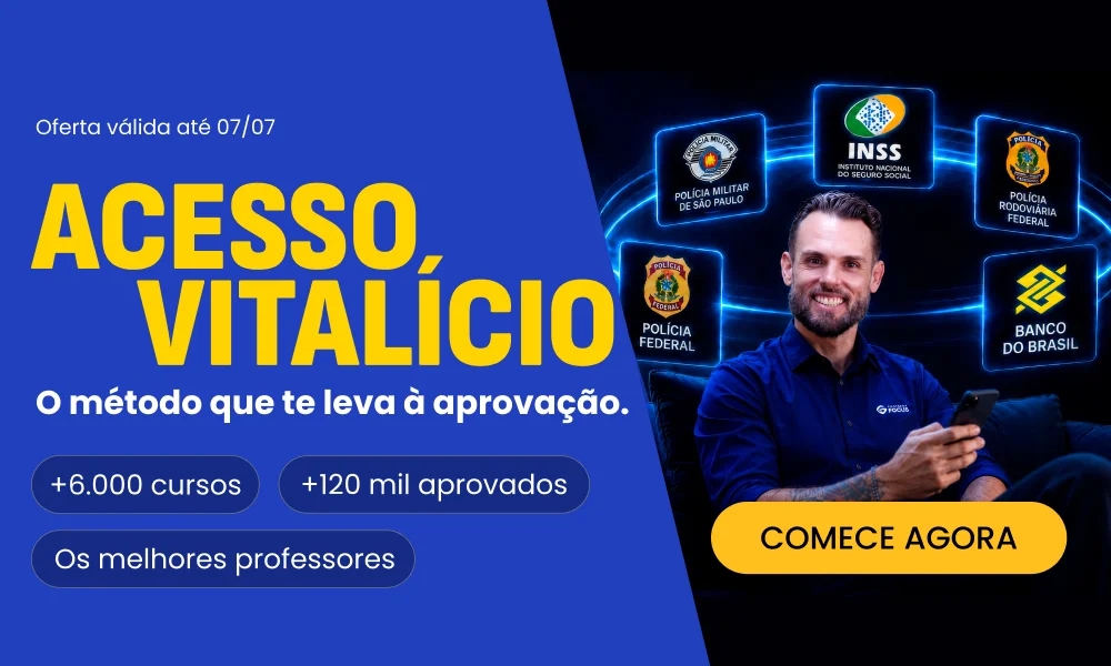Acesso Vitalício. O método que te leva à aprovação.